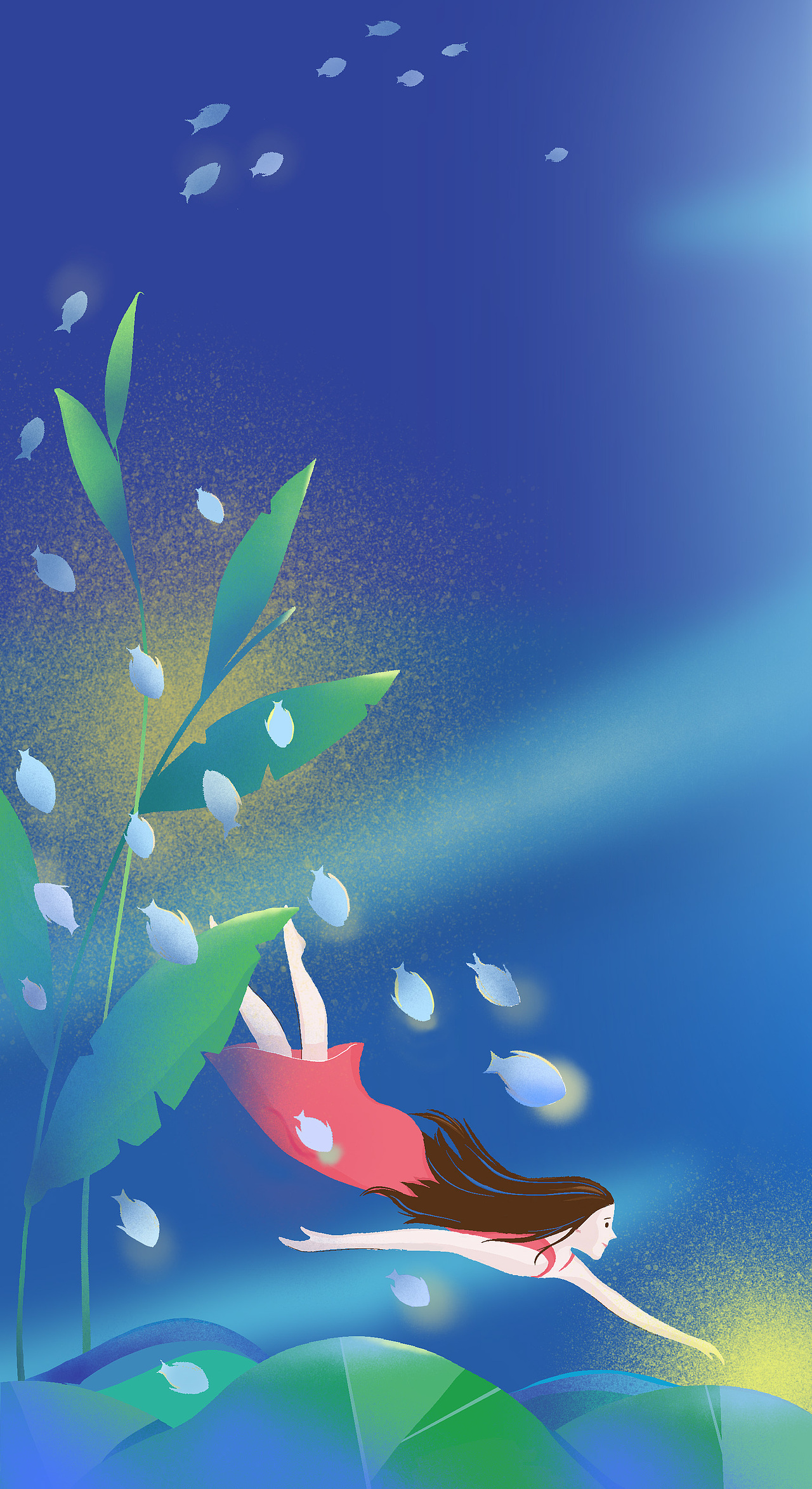 跨越山海（图ZMjE3MTUyOTQ0） - 商业插画 - 站酷设计师Elleenn原创素材 - 站酷ZCOOL