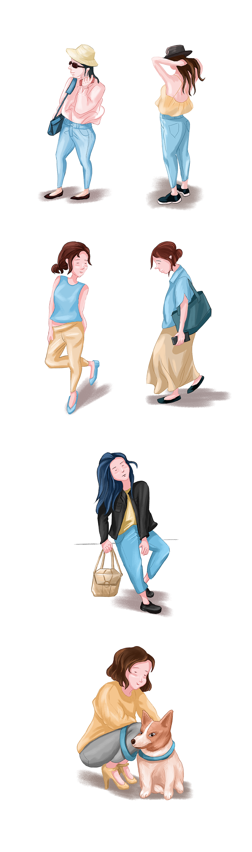 人物练习（图ZMjI3MTY0MjEy） - 创作习作 - 站酷设计师小弓女原创素材 - 站酷ZCOOL