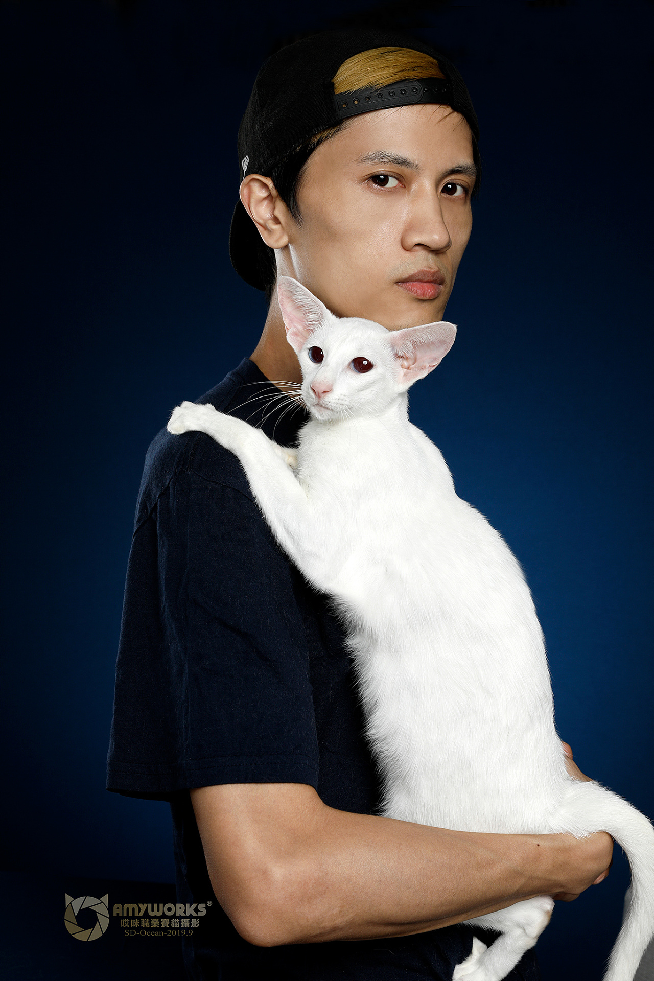 amywokrs九月山东旅拍人猫合影