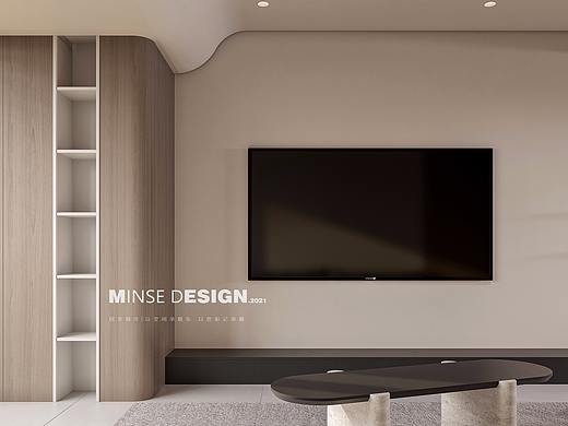 空间设计装修:柔和的边缘,曲线几何形状和线性元素并置小夏米237并置