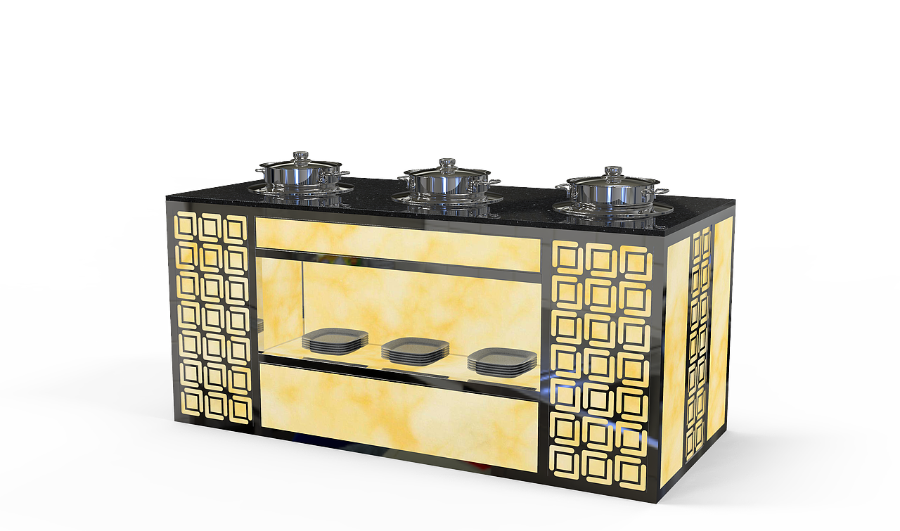 移动吧台车移动咖啡柜移动展示架双层古式木车