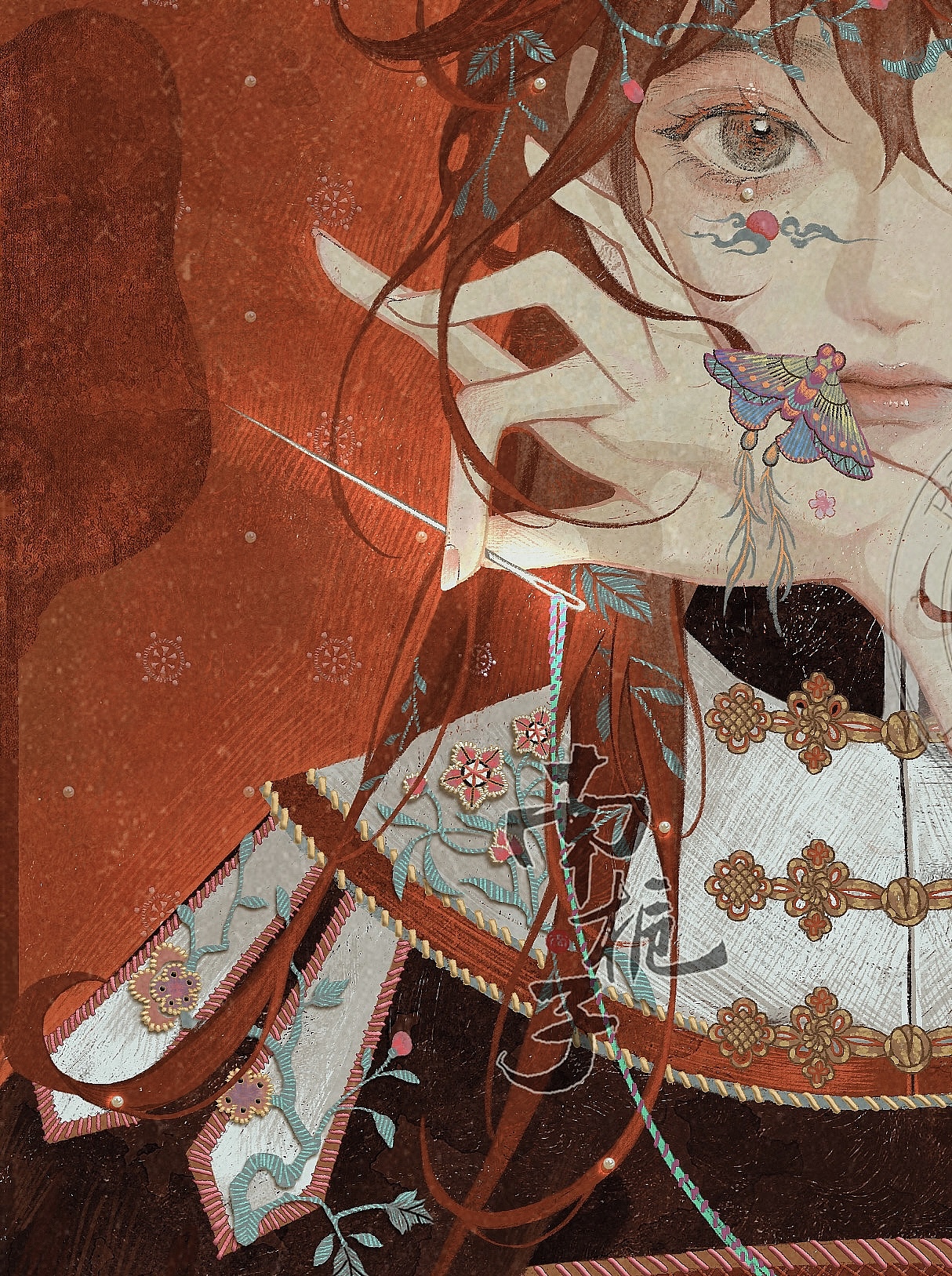 中国非遗·刺绣拟人（图ZMzQ1ODQyMjI4） - 创作习作 - 站酷设计师是南栀子原创素材 - 站酷ZCOOL