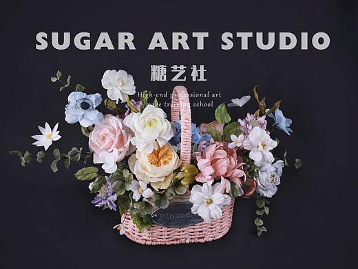 糖艺社威化纸花作品