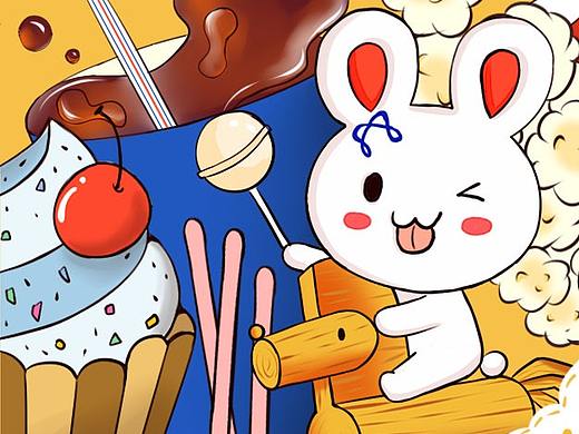 兔兔那么可愛（個人主頁-ZNTEwNDI1MzY=） - 商業(yè)插畫 - 站酷設計師打不過周一原創(chuàng)素材 - 站酷ZCOOL