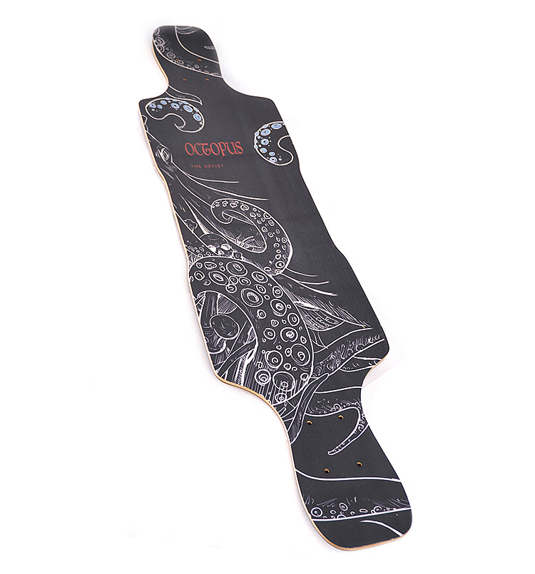 滑板联盟长板定制artist系列蛸瞬长板设计