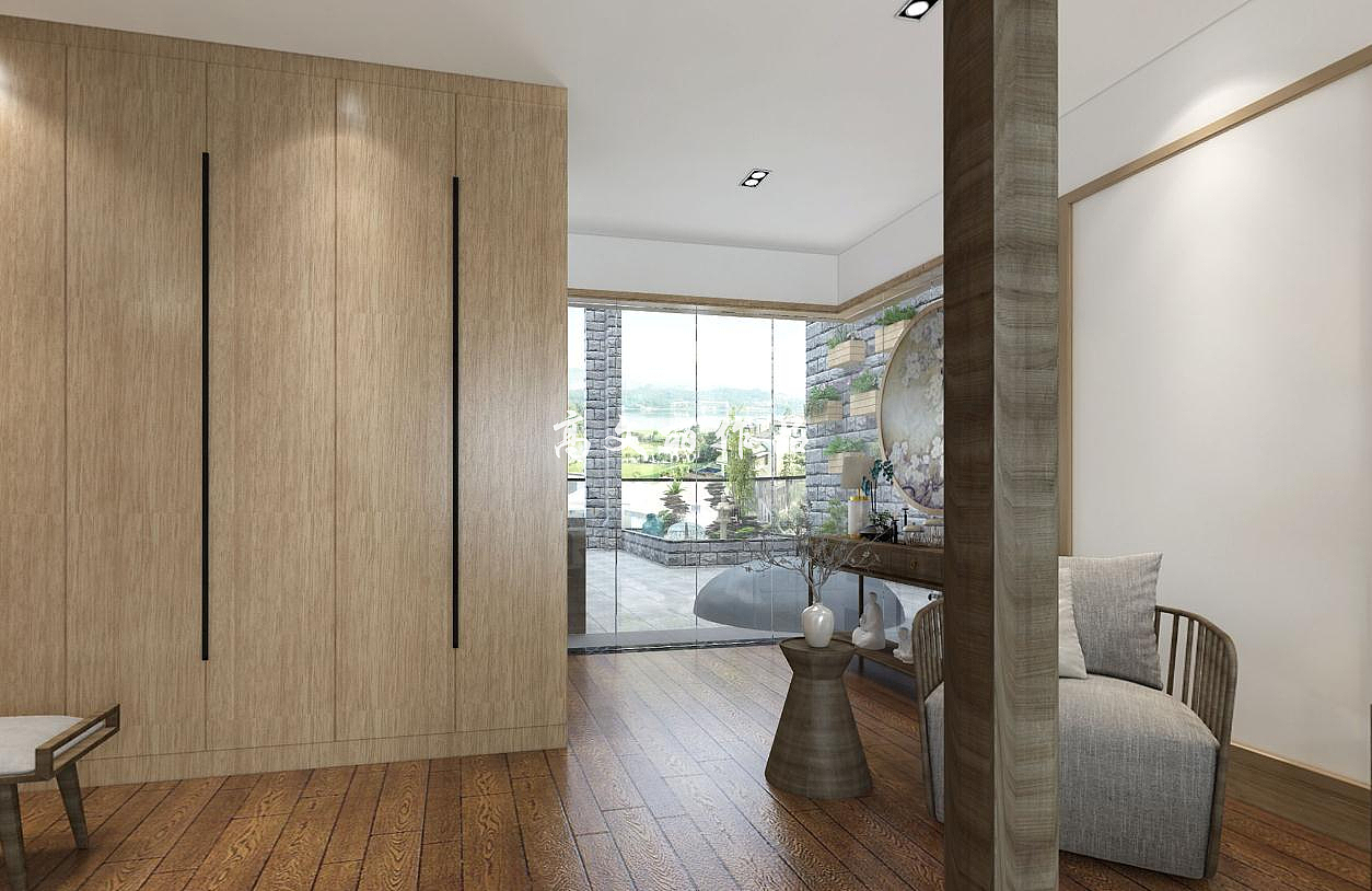 龙湖悠山郡别墅装修设计|远景装饰别墅设计中式风格