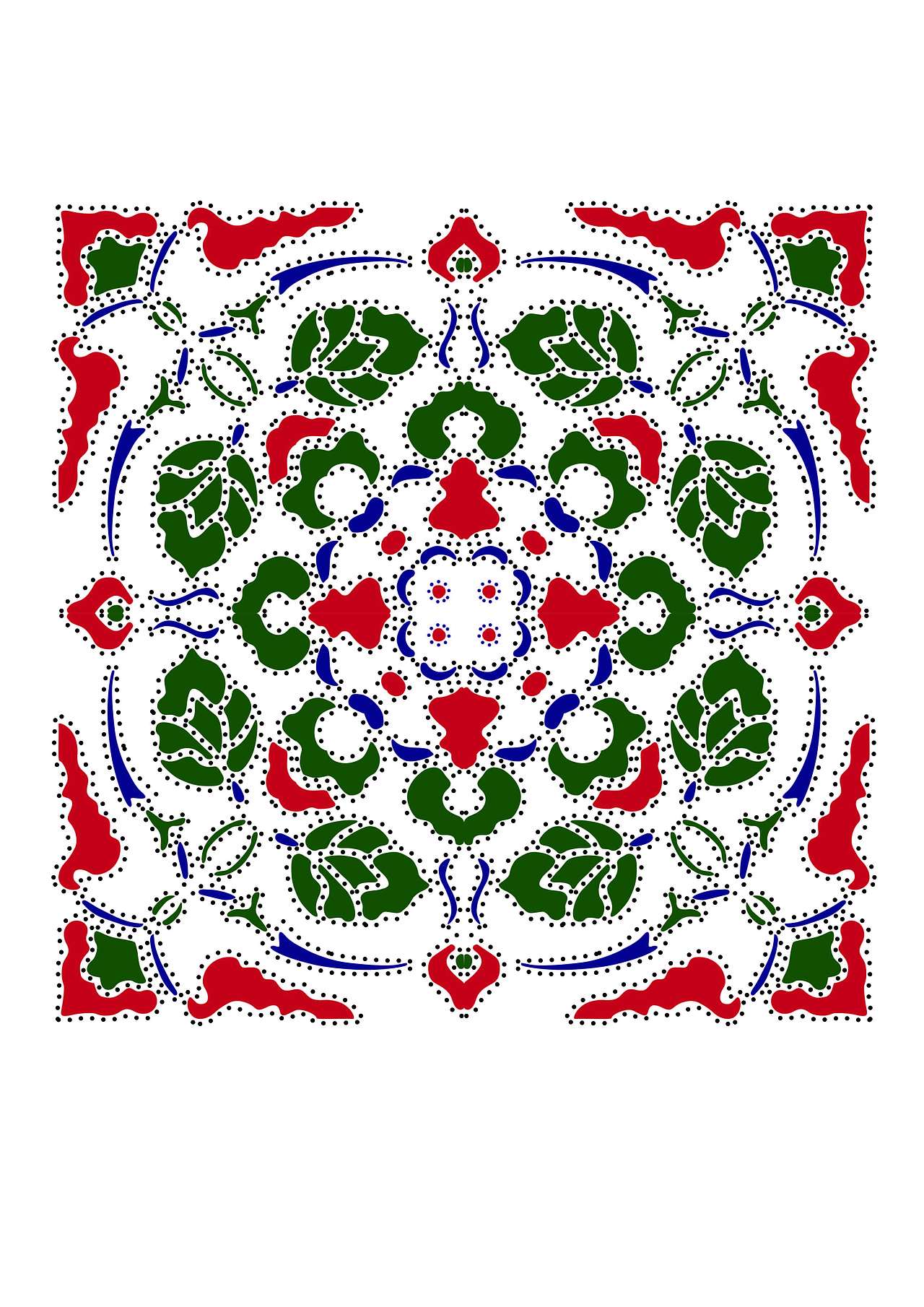 魏县传统花布印染工艺图案再生设计