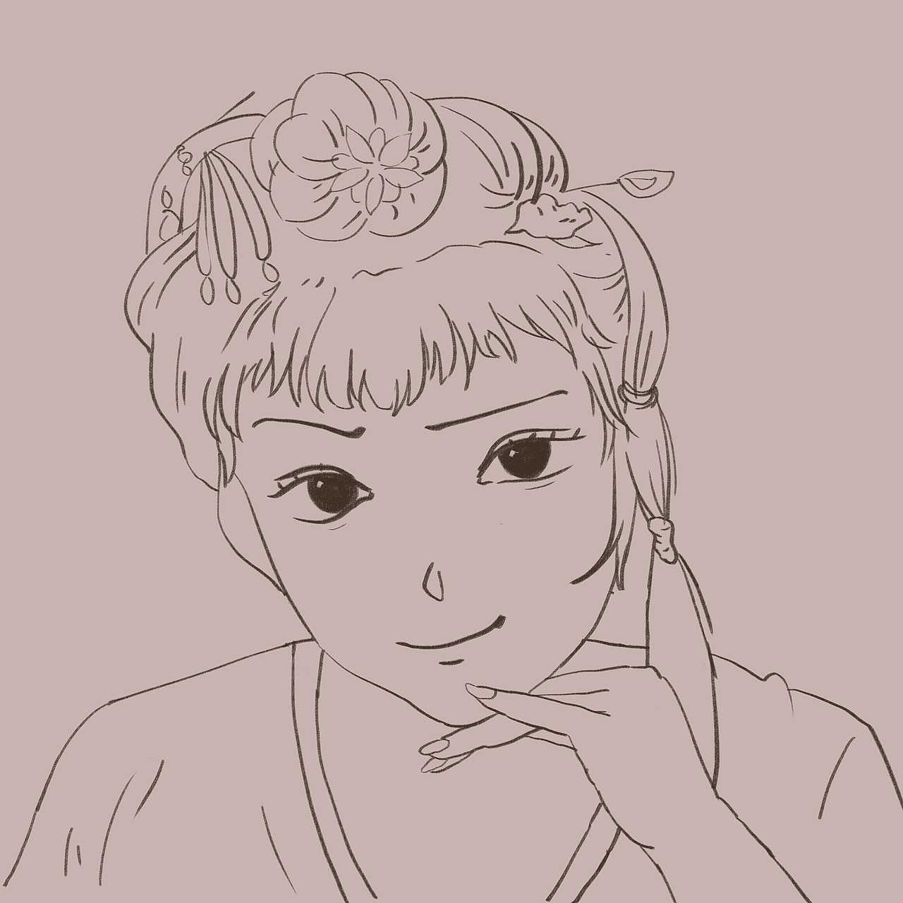 尤三姐|插画|创作习作|周元嘉_原创作品-站酷zcool