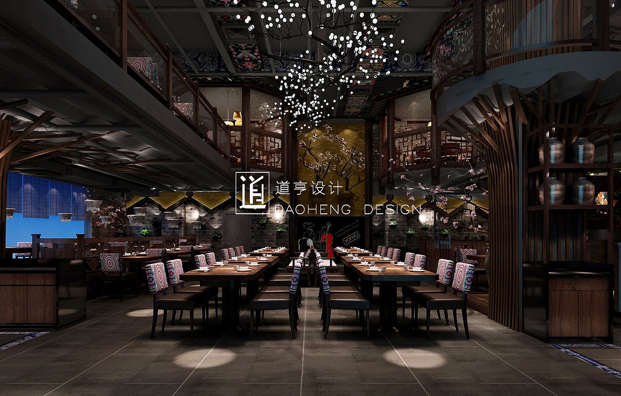 主题餐厅设计效果图（图ZOTkxODM0MjA=） - 家装设计 - 站酷设计师健身房设计原创素材 - 站酷ZCOOL