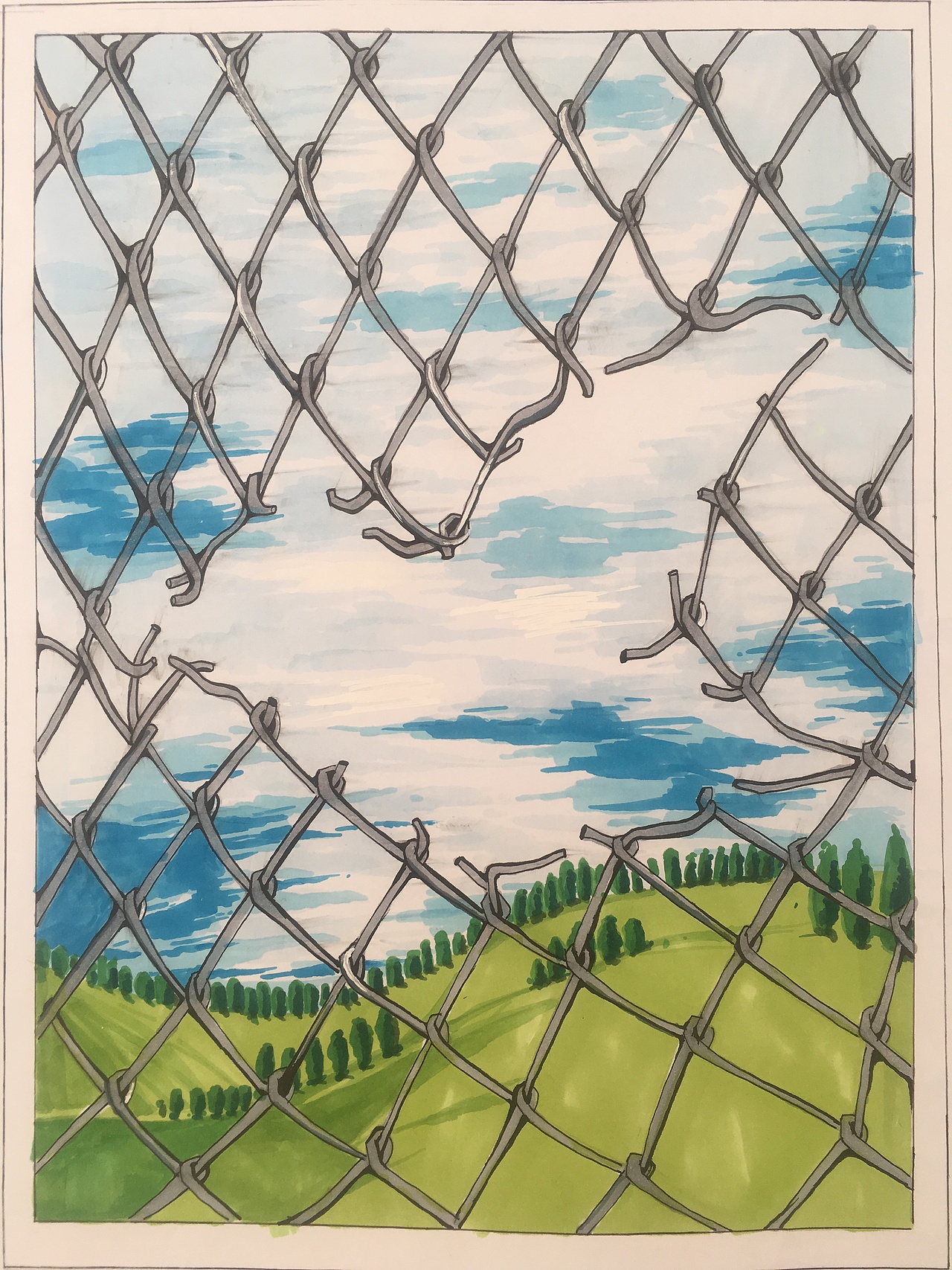 16年—17年视觉传达考研手绘（图ZMTE4OTUyMDky） - 绘画 - 站酷设计师咖喱鱼丸Polly原创素材 - 站酷ZCOOL