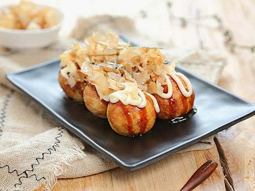 章鱼小丸子章鱼烧拍摄