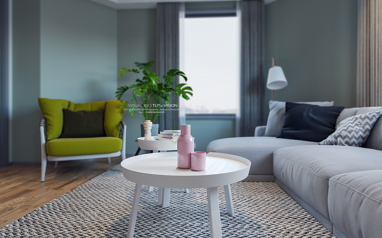 北欧客厅（图ZMTczOTIwMDQw） - 家装设计 - 站酷设计师村里来的设计者原创素材 - 站酷ZCOOL