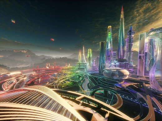 未来城市 元宇宙 数字孪生 数字城市 智慧城市