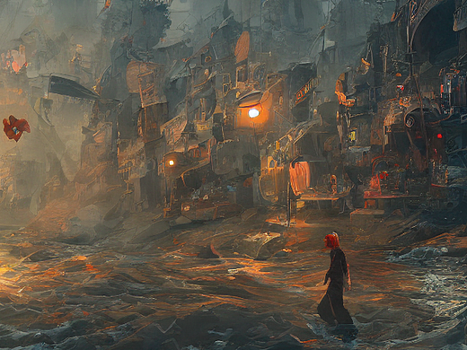 #AI创作实验室#100年后（个人主页-ZNjI0MjA3OTI=） - AI作品 - 站酷设计师Libraht原创素材 - 站酷ZCOOL