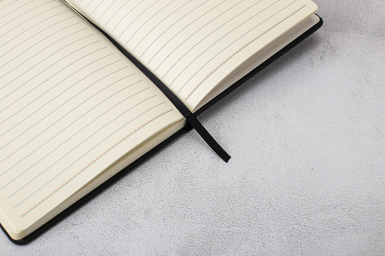 书写流畅的记事本