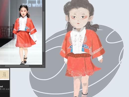 宝宝走秀（个人主页-ZNDI1NDk0MTY=） - 儿童插画 - 站酷设计师冷色调winyang原创素材 - 站酷ZCOOL