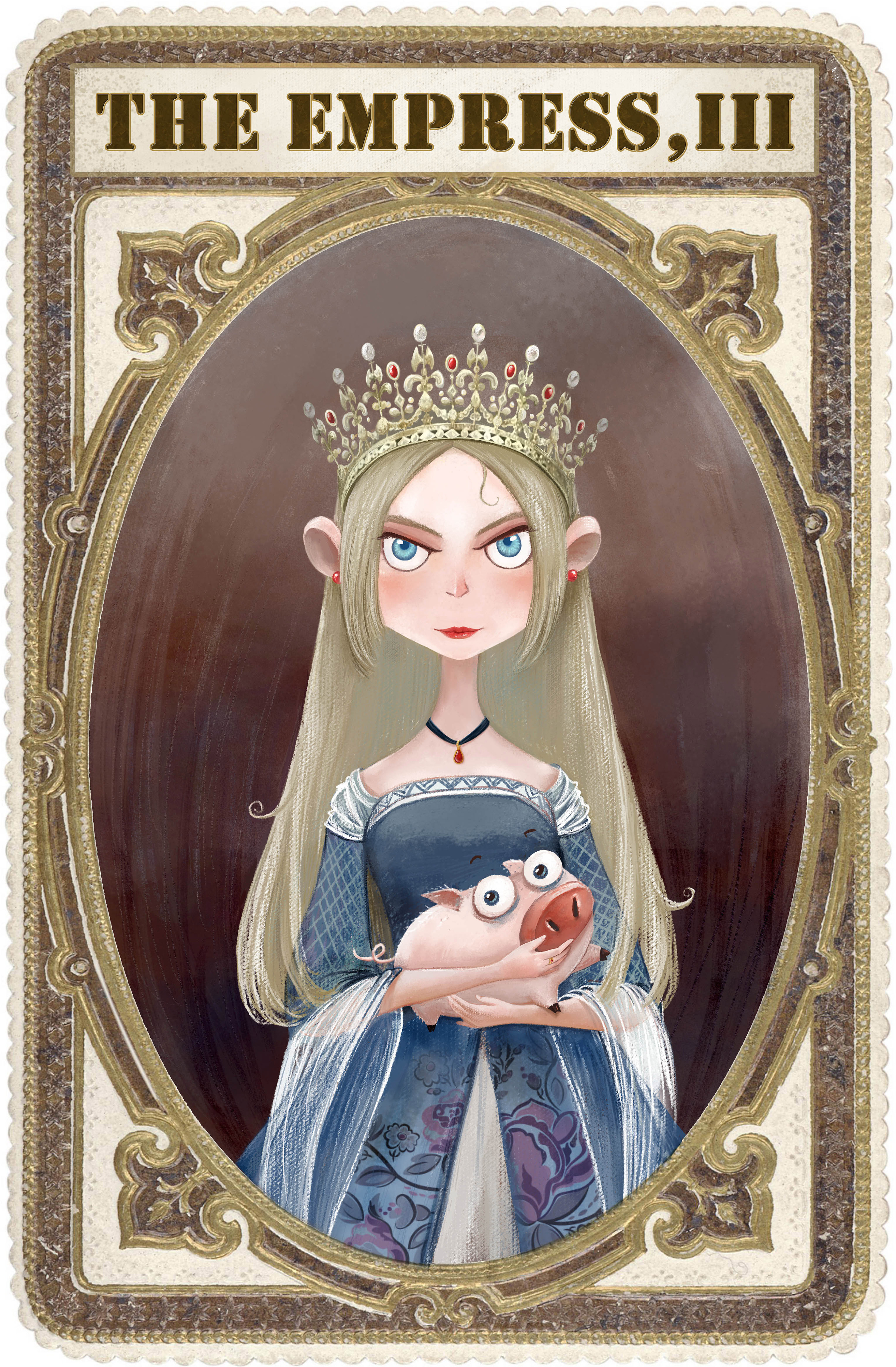 【3】女皇(the empress,iii)|插画|商业插画|白镜mirror - 原创作品