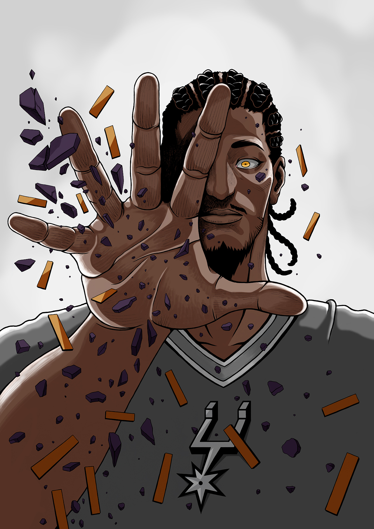 又画了几位我喜欢的nba球星