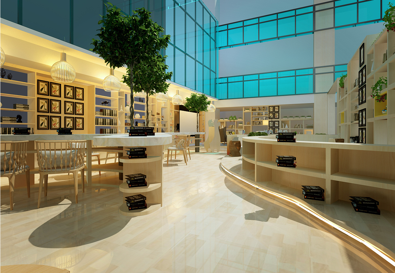 合肥书吧装修,合肥书店装修设计,特色书吧装修设计