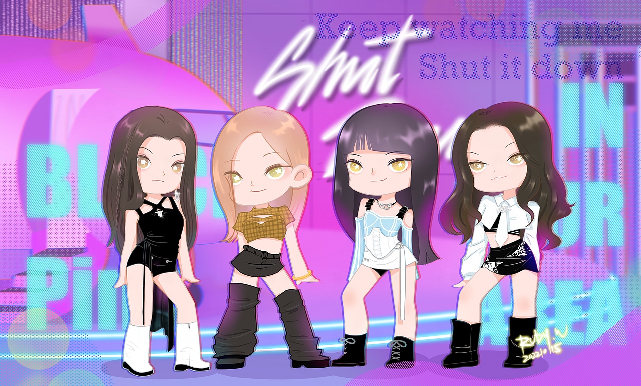 BP四人Q版（图ZMzI3MjUzNjky） - 创作习作 - 站酷设计师RUBYwong0原创素材 - 站酷ZCOOL