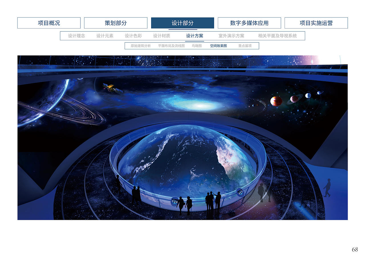 北斗卫星展厅设计方案(图ZMTk3NjUyOTIw) - 展陈设计 - 站酷设计师设计师YESON原创素材 - 站酷ZCOOL
