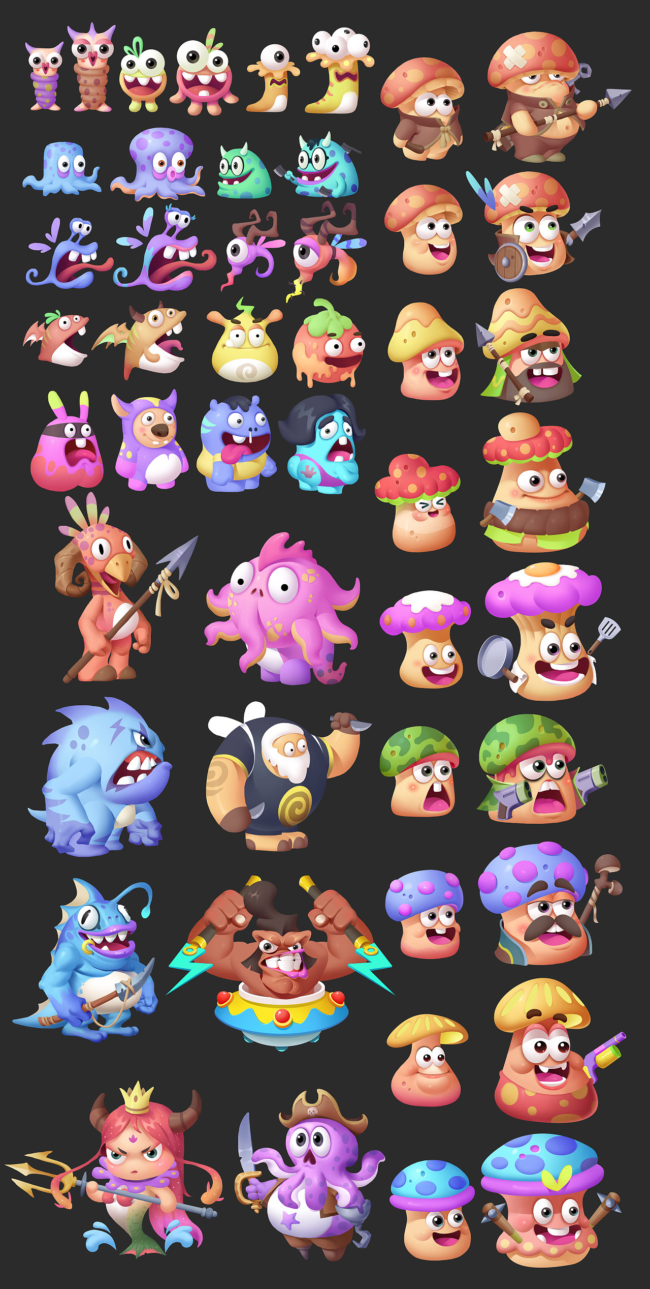 《超级射手》角色设计