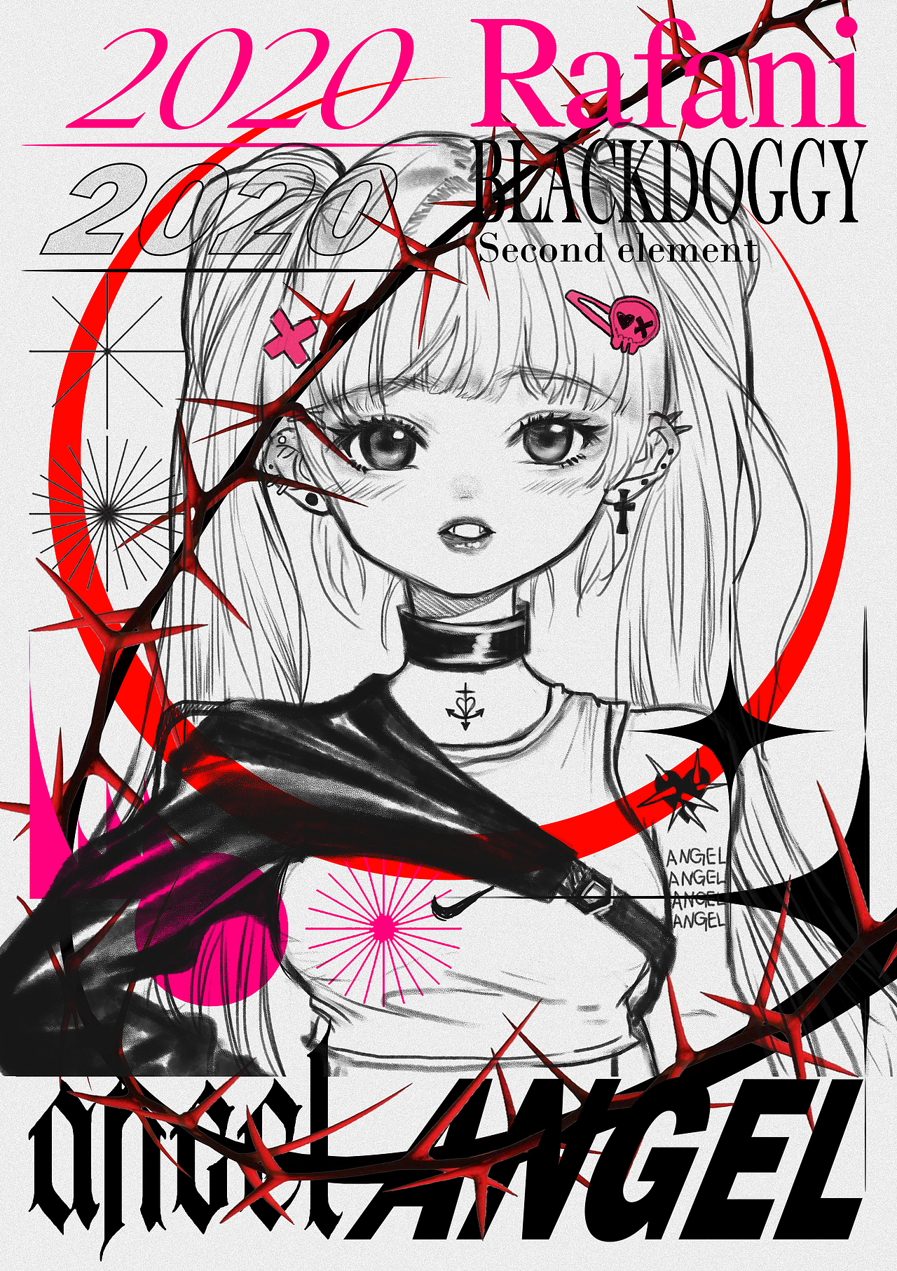 BLACKDOGGY 2020插画作品总结（图ZMjQyNTU5MTE2） - 艺术插画 - 站酷设计师BLACKDOGGY原创素材 - 站酷ZCOOL