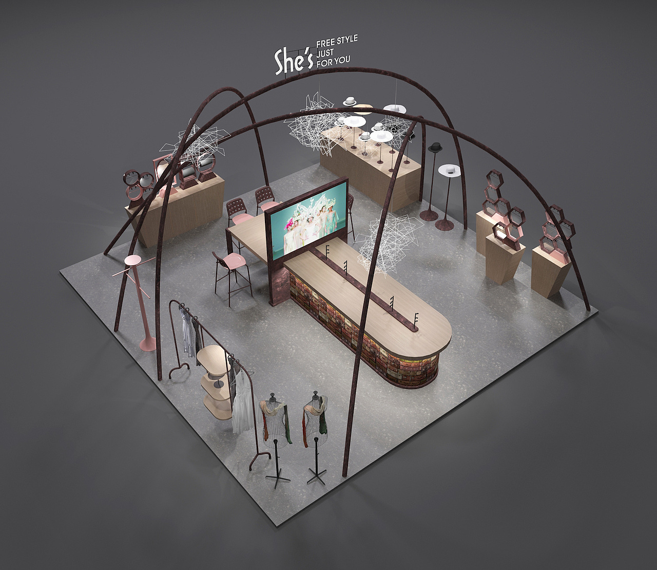 快闪店/案例（图ZMjc4MjczMTU2） - 商业空间设计 - 站酷设计师XIAO494064461原创素材 - 站酷ZCOOL