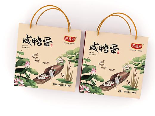 神丹咸鸭蛋包装设计/洞庭湖鸭蛋包装设计/蛋品包装设计