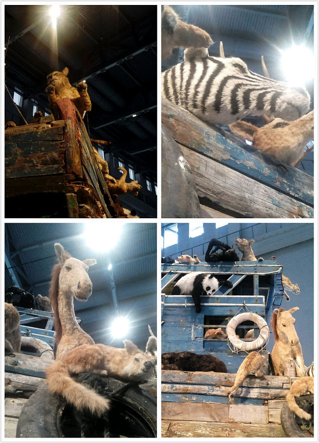 《九级浪》—蔡国强