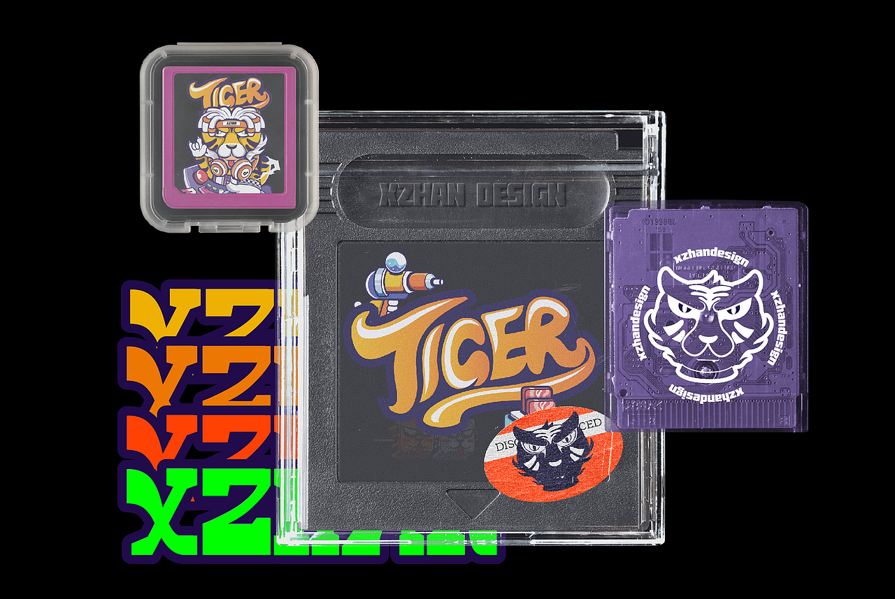 两只老虎（图ZMjcxNjQzNzA0） - IP形象 - 站酷设计师小詹啊原创素材 - 站酷ZCOOL
