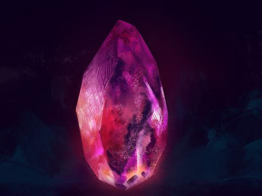 粉色水晶（个人主页-ZMzYzNzEzODA=） - 创作习作 - 站酷设计师史莱姆slime原创素材 - 站酷ZCOOL