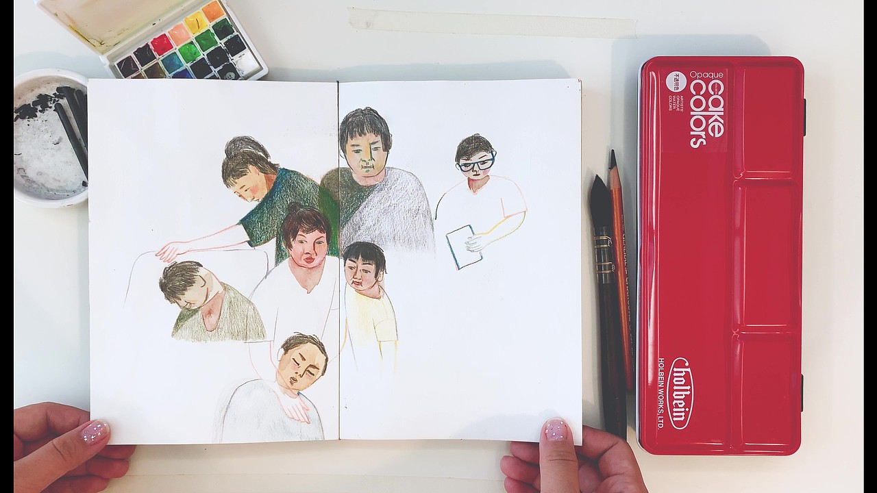 【翻翻乐】Sketchbook Tour 绘本展示Vol I（图ZMjMxNzQxODQ0） - 绘画 - 站酷设计师画画的YIFEI原创素材 - 站酷ZCOOL