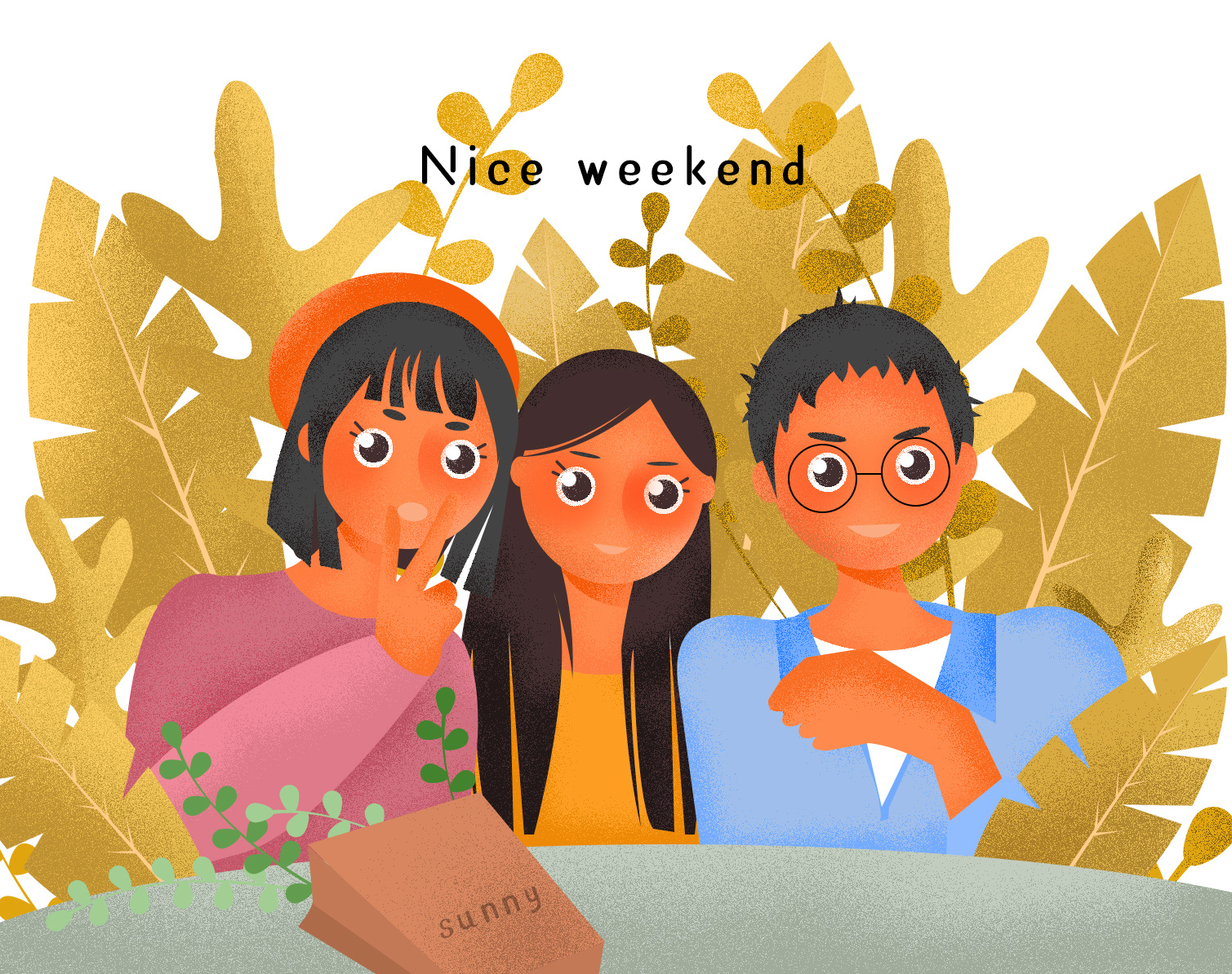 假期周末趣味活动彩色插画矢量素材v21 Weekend Fun Vector Illustration #21 – 设计小咖