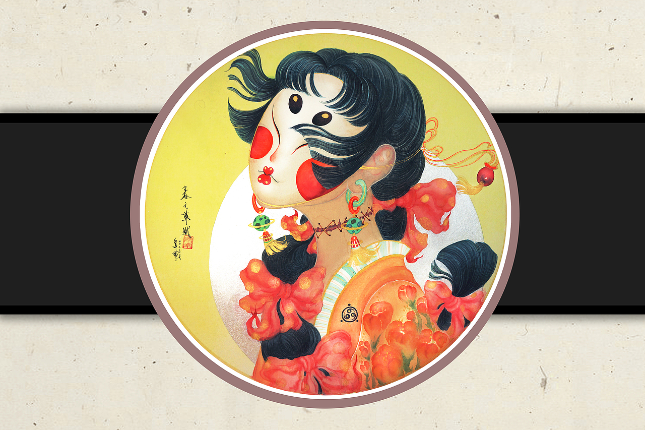 《长风爱玉.山芙.春之华赋》白中南颜彩-人川集（图ZMjkyMjE5ODY4） - 艺术插画 - 站酷设计师白中南原创素材 - 站酷ZCOOL