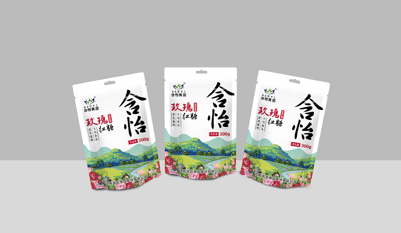 含怡食品系列包装设计案例