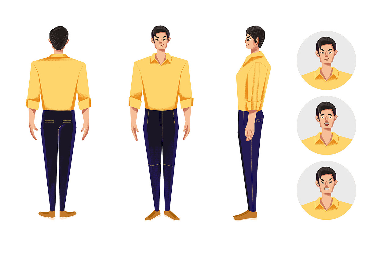 2020奔跑吧—动画宣传片人物设计（图ZMjExNTQ4MjI4） - 设定/分镜 - 站酷设计师llJerry原创素材 - 站酷ZCOOL