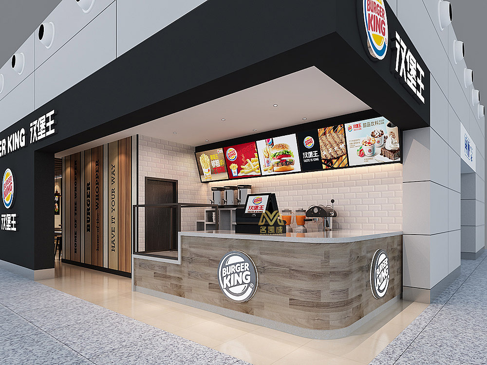 汉堡王机场店铺设计#店铺设计#装修设计#装修公司（图ZMjE2MzQ3NTI0） - 家装设计 - 站酷设计师名凯成装饰设计原创素材 - 站酷ZCOOL