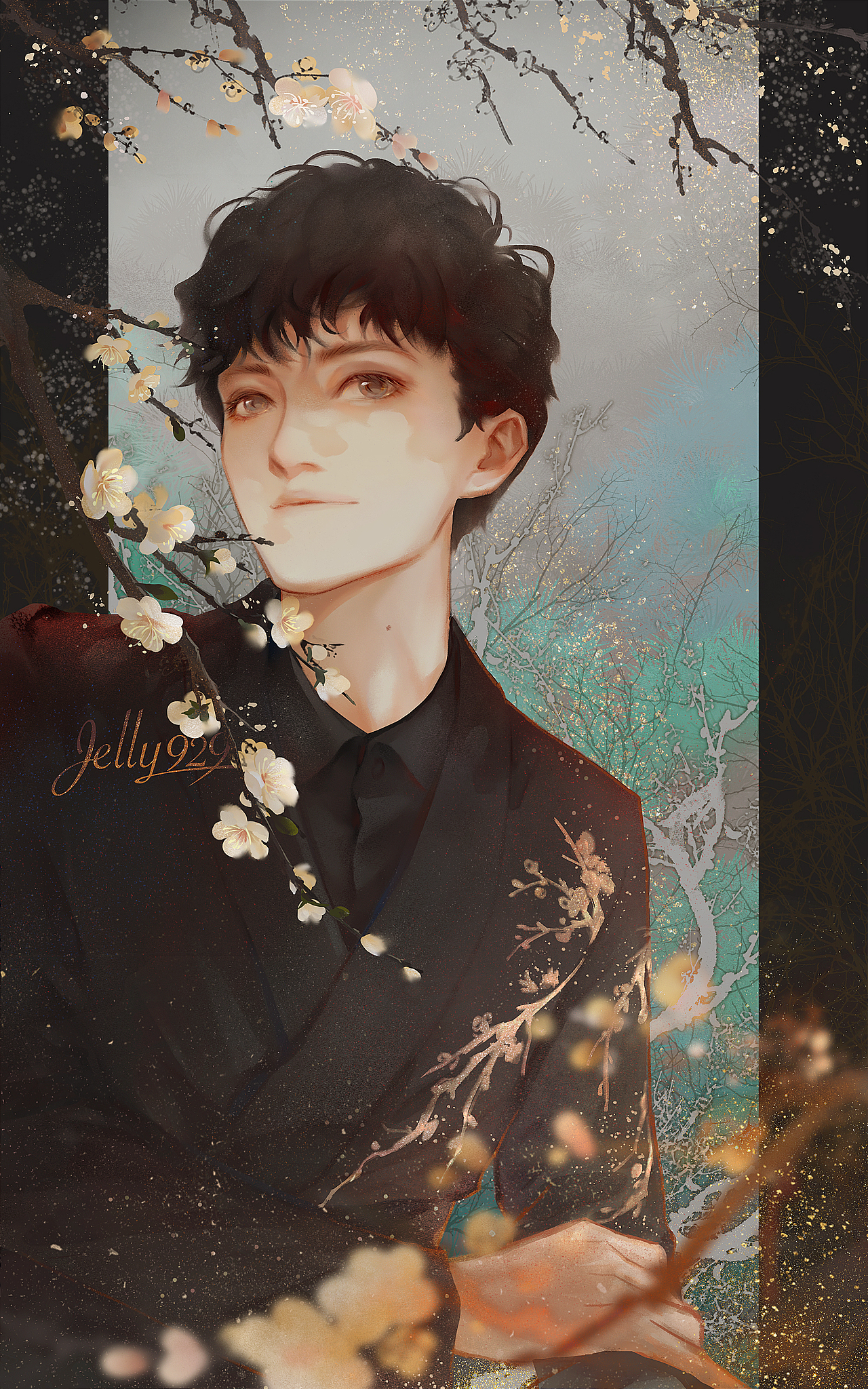 业余时间自己画着玩的