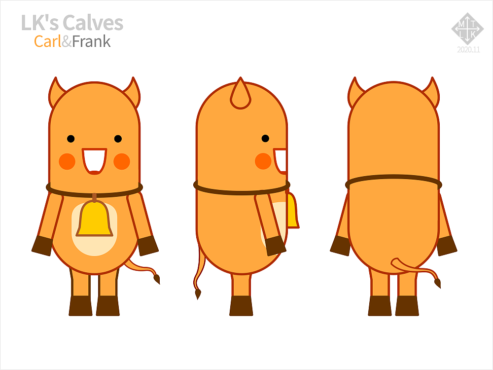 LK小牛犊和小黑牛LK's Calves Carl&Frank 新年快乐（图ZMjM0MTQ5MjY0） - 动画/影视 - 站酷设计师matalaka原创素材 - 站酷ZCOOL