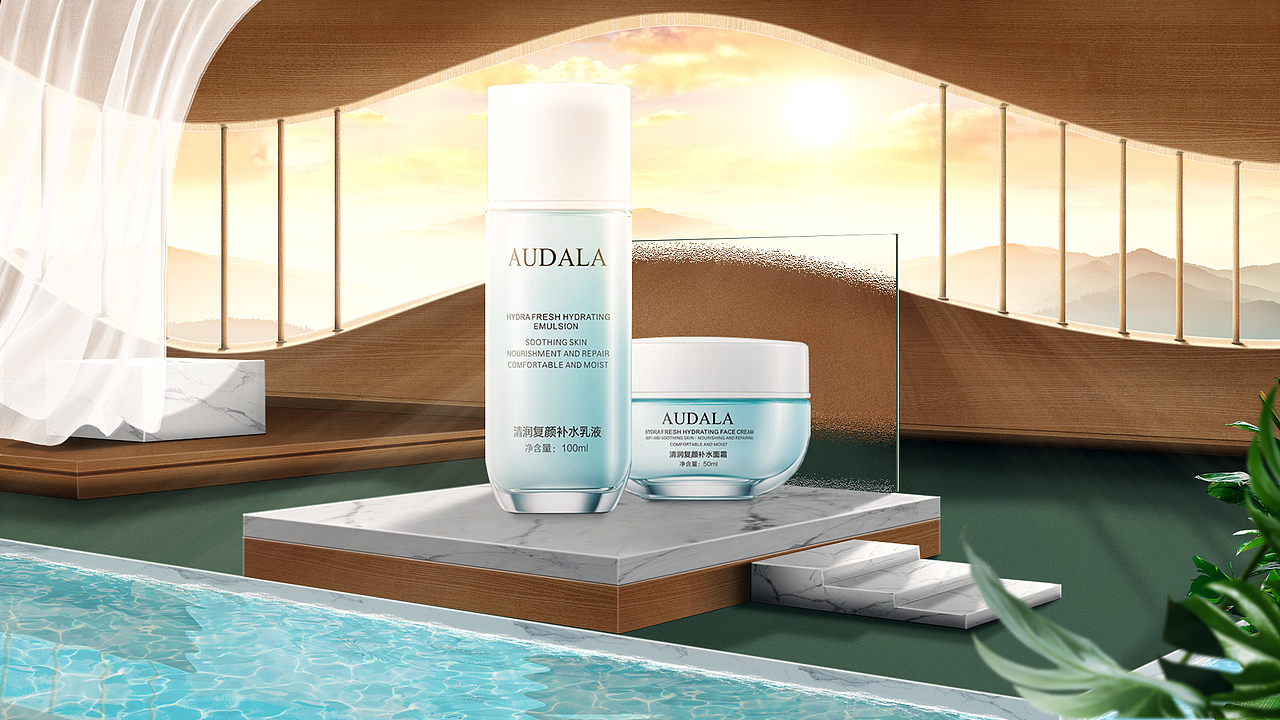 合成作品 场景搭建（图ZMjM5NDQ2NDcy） - 电商 - 站酷设计师叁豆原创素材 - 站酷ZCOOL