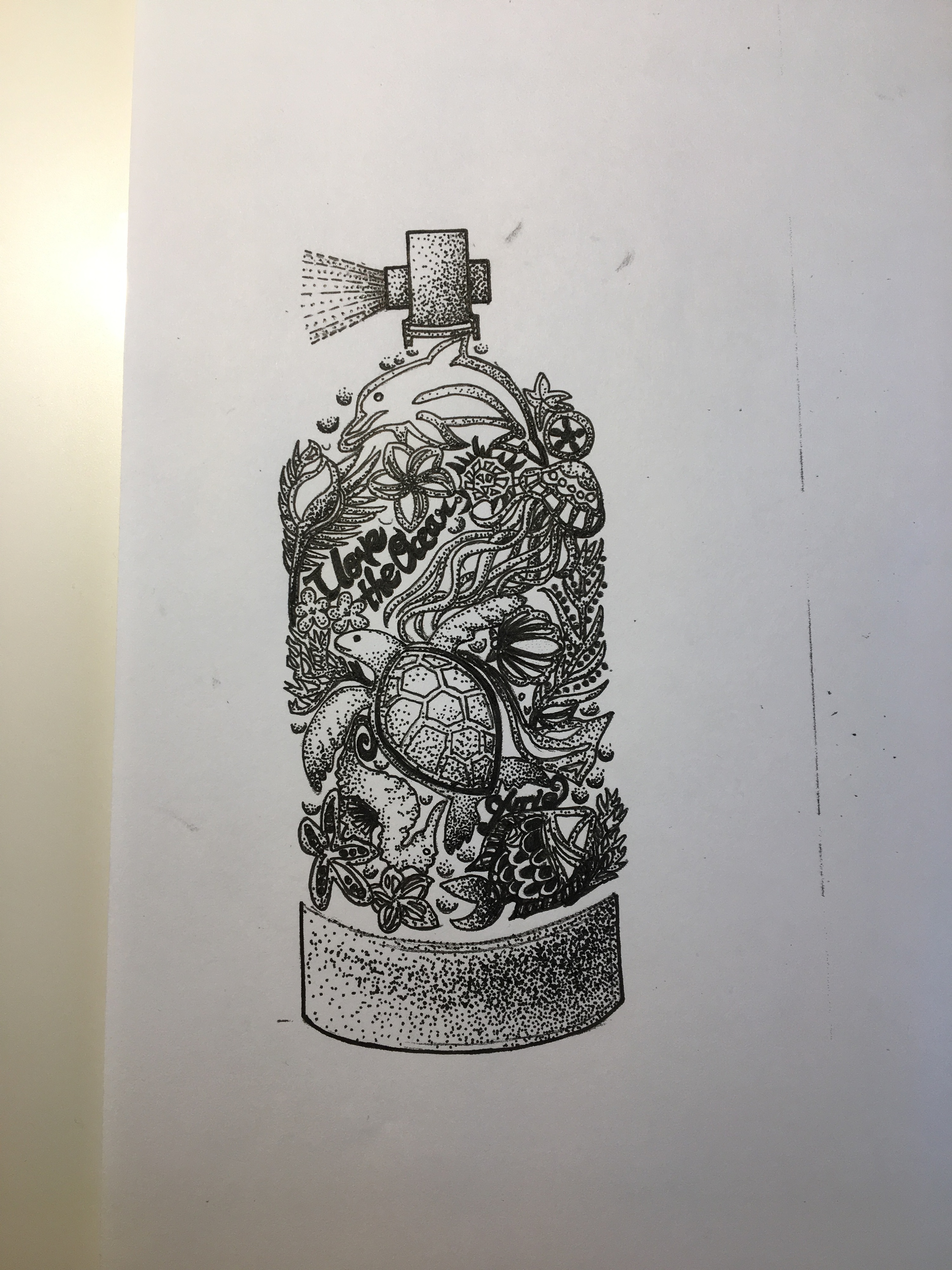 瓶子的创意联想图形图片