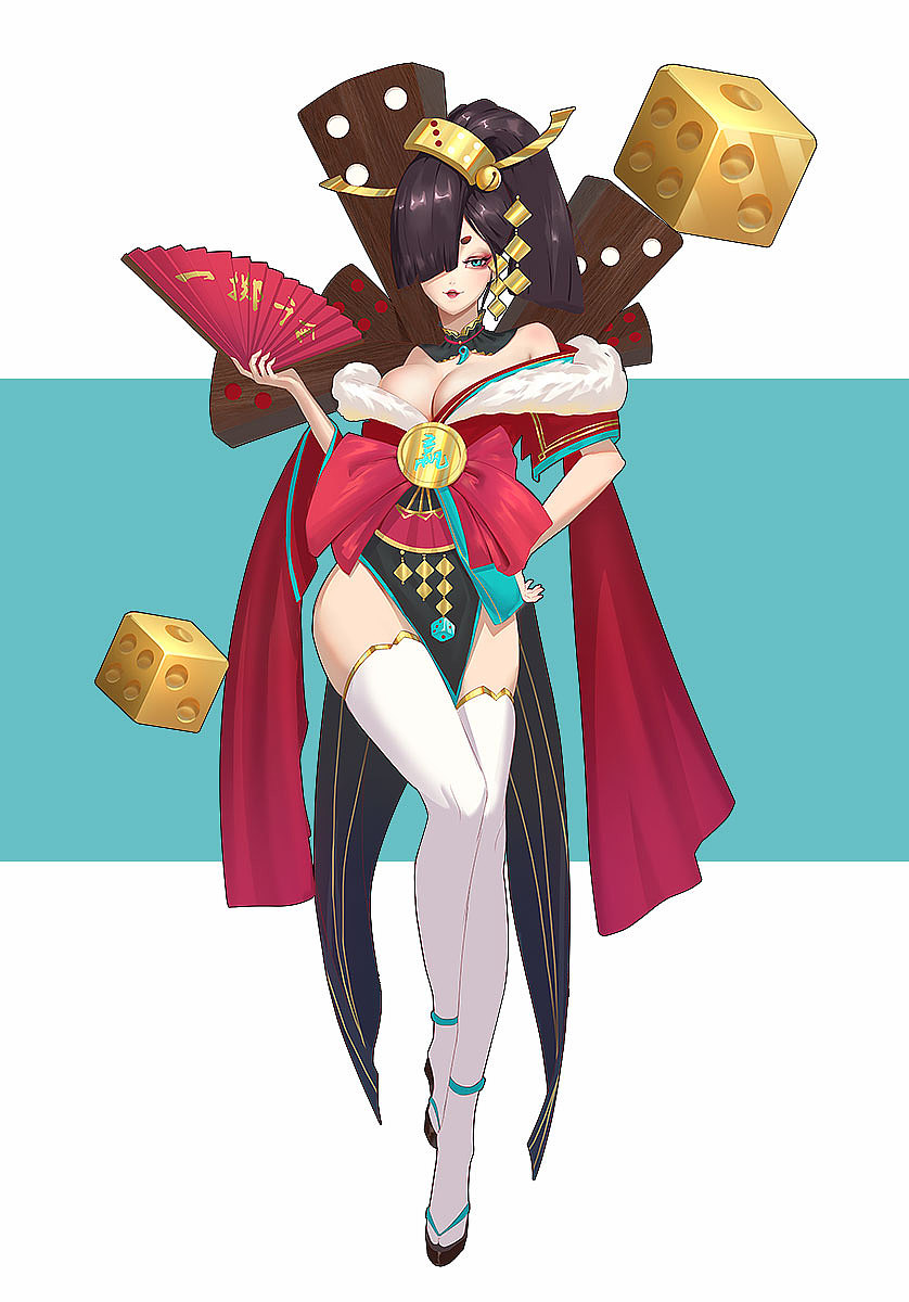 异次元英雄录之前画的一套二次元立绘和插画