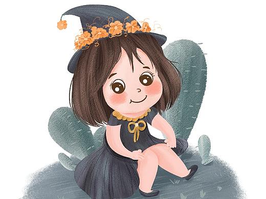 黑暗系---兒插（個人主頁-ZNDQ3NjY2NTI=） - 兒童插畫 - 站酷設(shè)計師橙橙橙子啊原創(chuàng)素材 - 站酷ZCOOL