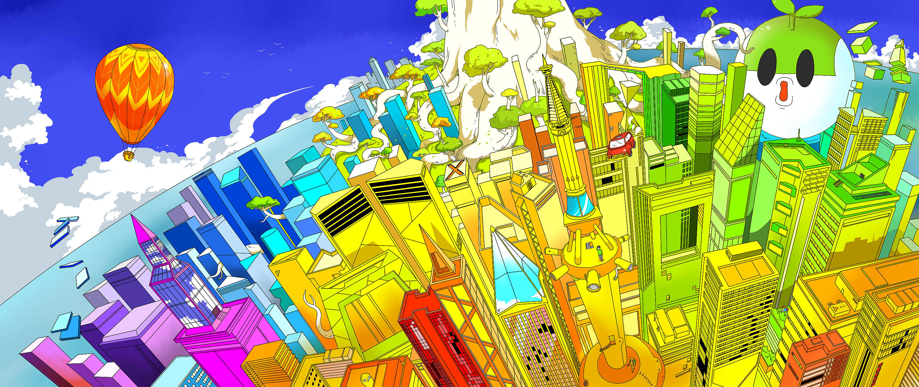 城市|插画|商业插画|林遭遇 - 原创作品 - 站酷 (zcool)