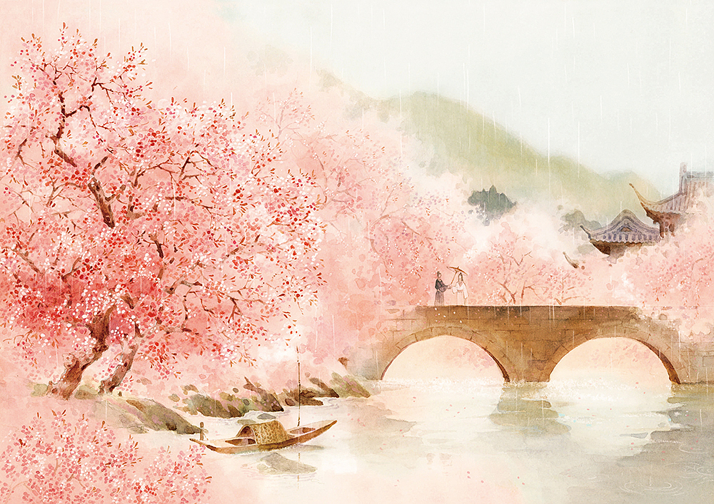 人间一隅（图ZMTY4MzM4ODQw） - 绘画 - 站酷设计师桃年原创素材 - 站酷ZCOOL