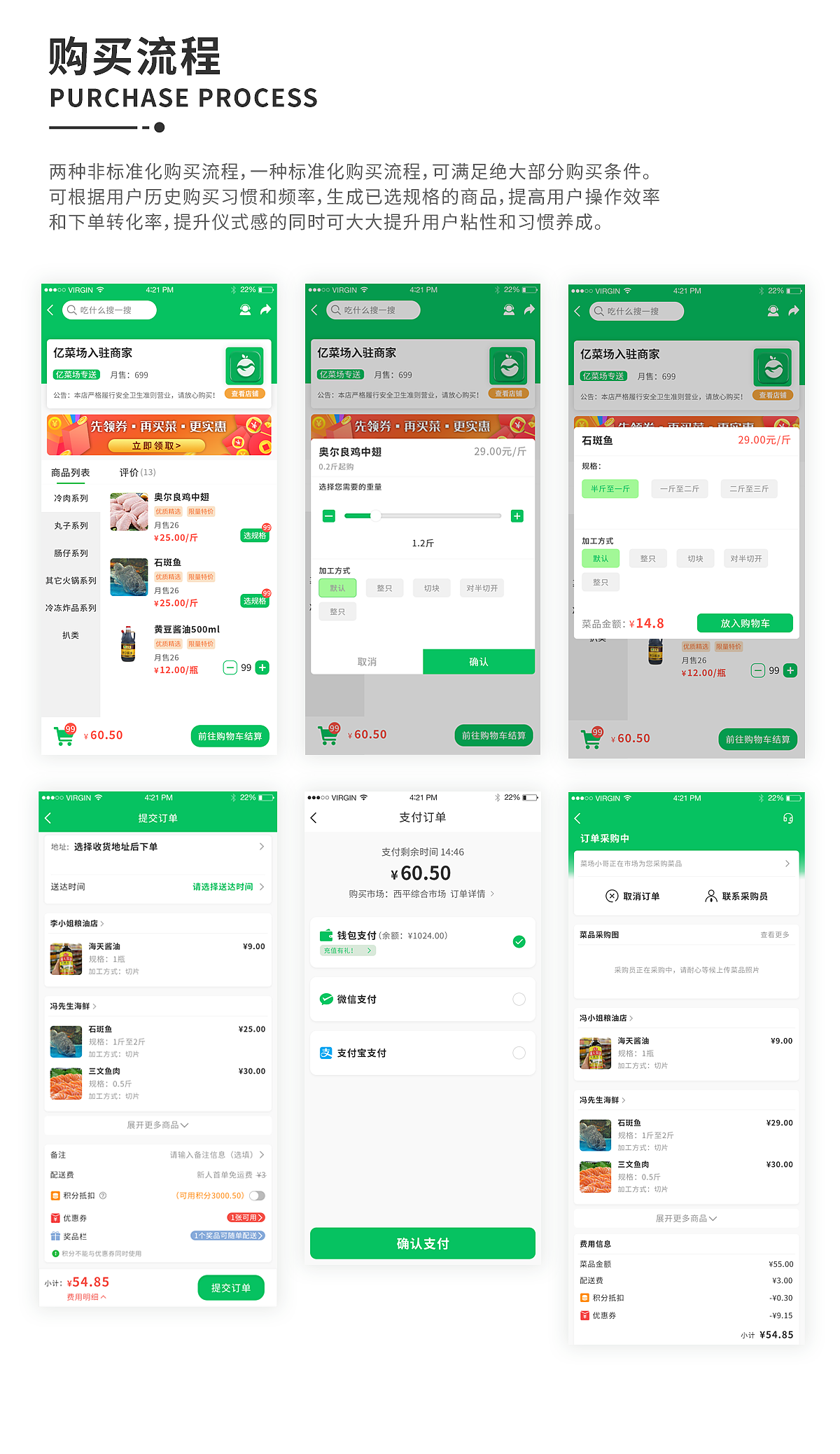 亿菜场APP2.0重构设计（图ZMjMyMTc2NDky） - APP界面 - 站酷设计师大冰冰糕原创素材 - 站酷ZCOOL
