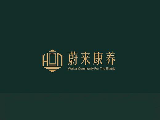 地产康养项目展板，挂件