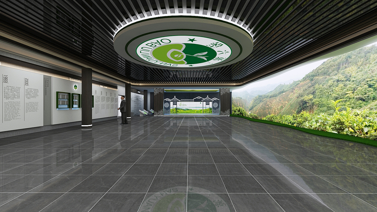 茶文化展厅展馆展位展台家装工装3d效果图设计制作（图ZMjA5MzQ0NDI4） - 其他三维 - 站酷设计师思海设计原创素材 - 站酷ZCOOL