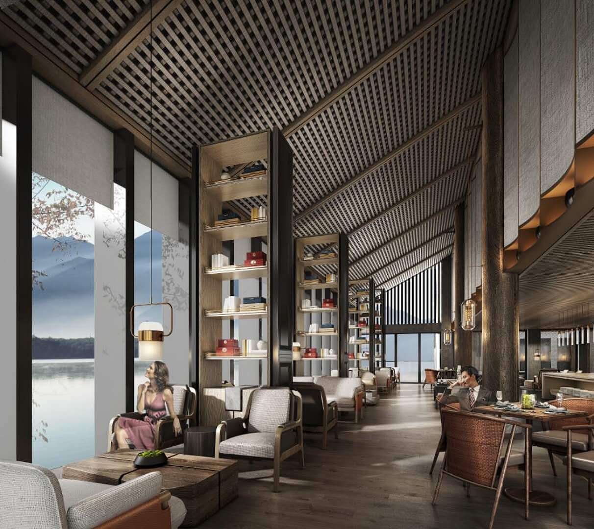 江西中式璞景酒店设计—胡剑晖（图ZMTE4OTYyNTMy） - 家装设计 - 站酷设计师胡剑晖原创素材 - 站酷ZCOOL